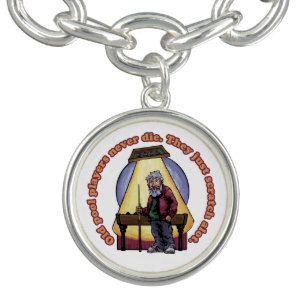 Old Pool Players Charm Bracelet