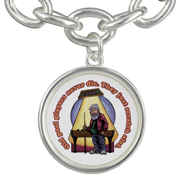 Old Pool Players Charm Bracelet (Design)
