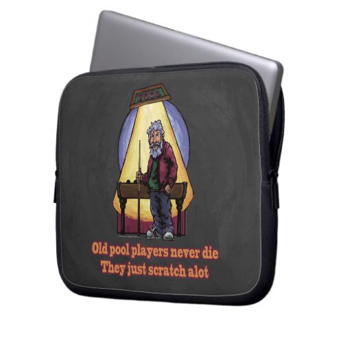 Old Pool players Laptop Sleeve