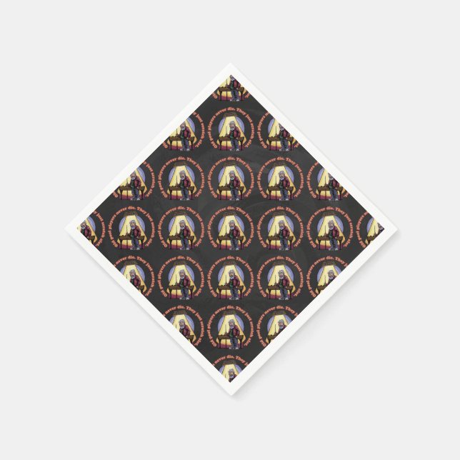 Old Pool players Paper Napkins (Corner)