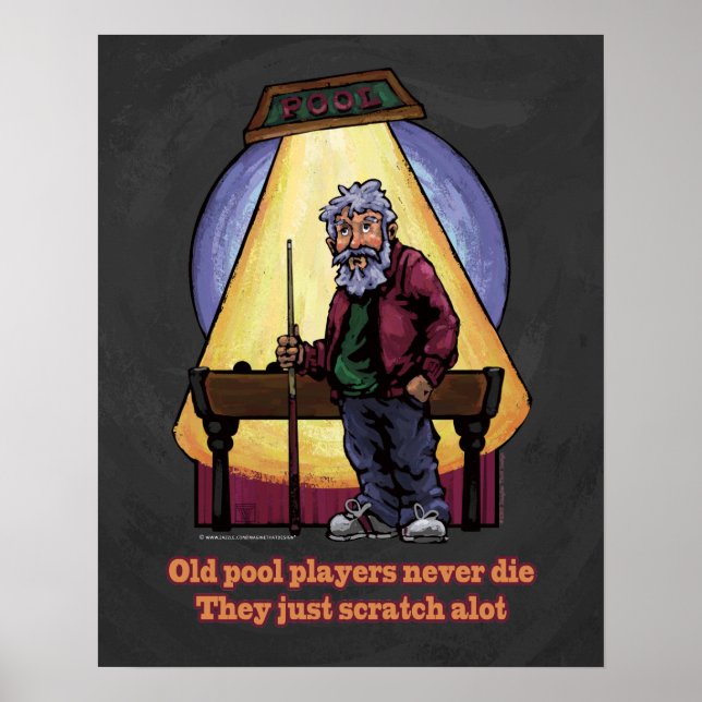 Old Pool players Poster (Front)