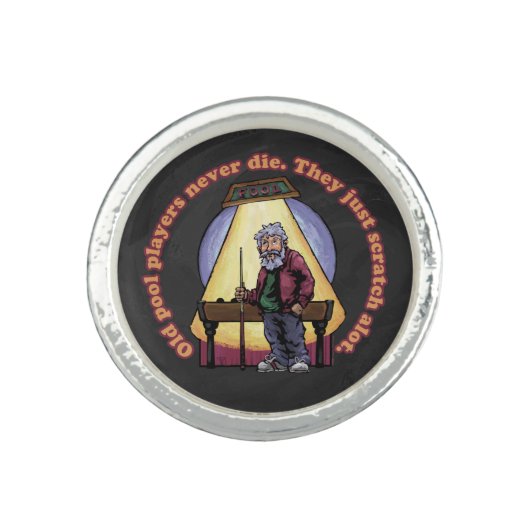Old Pool Players Ring (Front)