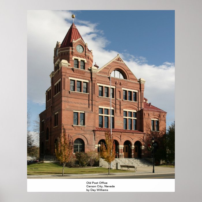 Old Post Office, Carson City Poster