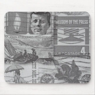 Old Postage Stamps Mousepad
