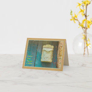 Old Postal Box "Haven't Heard From You For Awhile" Card