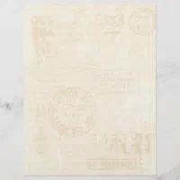 Elegant vintage stationery paper