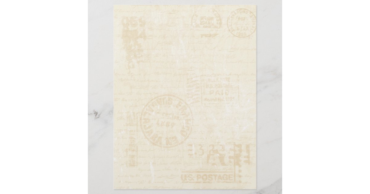 Elegant vintage stationery paper