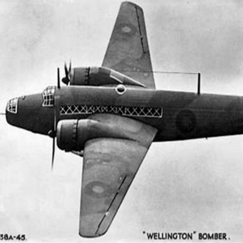 Old Postcard _ A Vickers Wellington Bomber