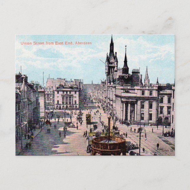 Old Postcard - Aberdeen, Scotland (Front)