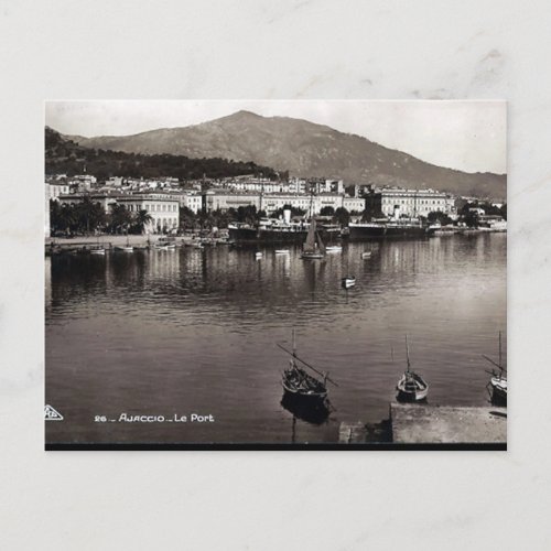 Old Postcard _ Ajaccio Corse