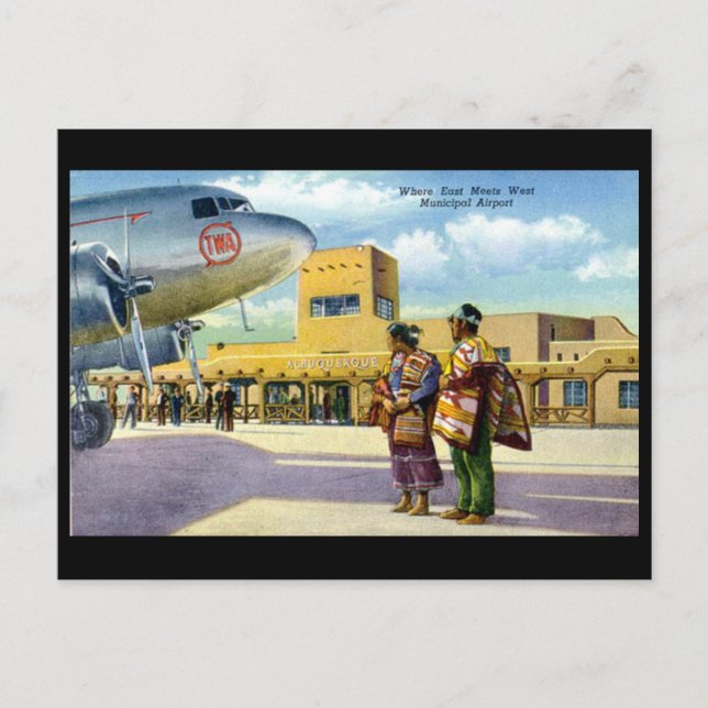 Old Postcard - Albuquerque, New Mexico (Front)