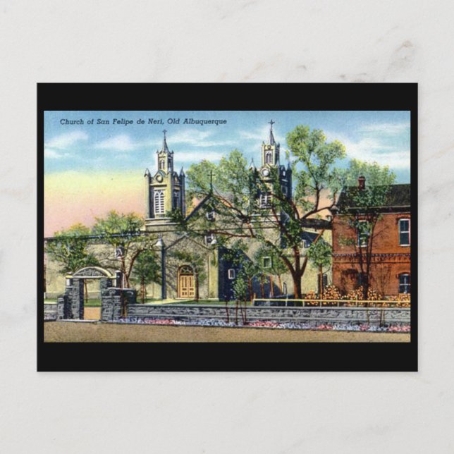 Old Postcard - Albuquerque, New Mexico, USA (Front)