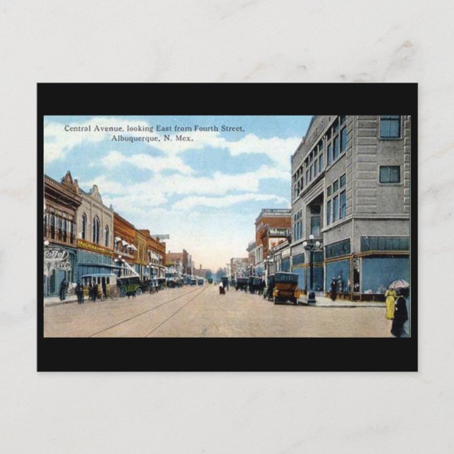 Old Postcard - Albuquerque, New Mexico, USA (Front)