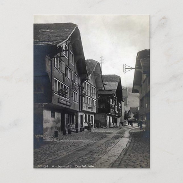 Old Postcard - Andermatt, Schweiz (Front)