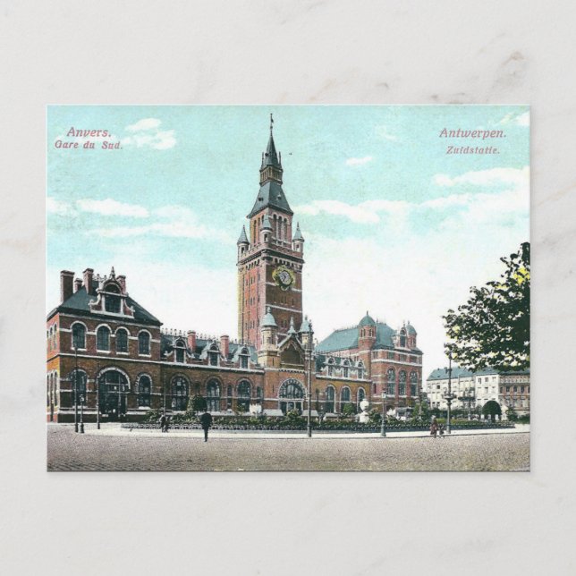 Old Postcard - Antwerp/Anvers, Belgium (Front)