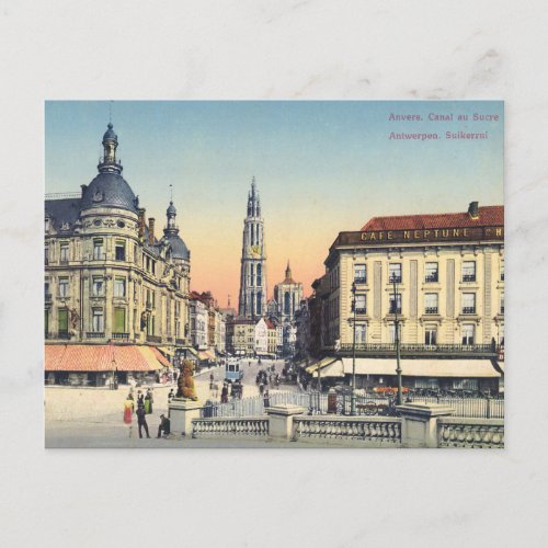 Old Postcard _ AntwerpAnvers Belgium