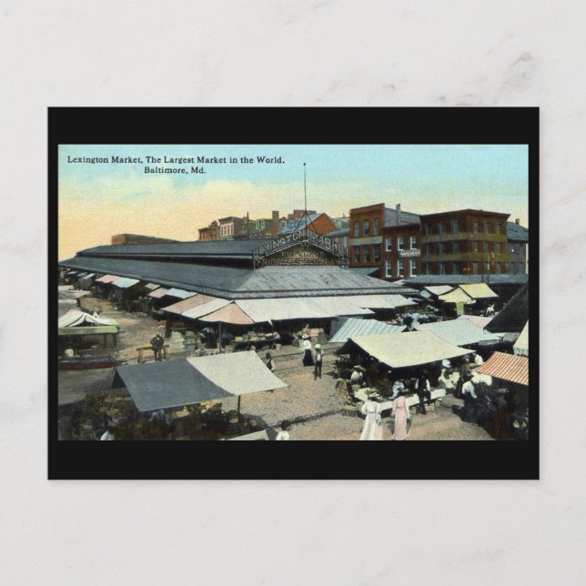 Old Postcard - Baltimore, Maryland, USA (Front)