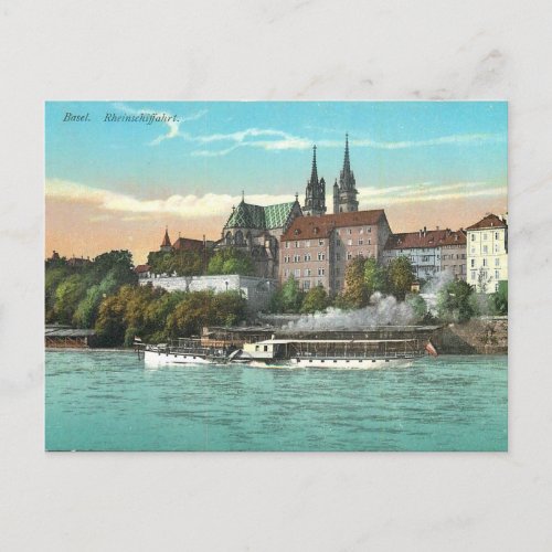 Old Postcard _ Basel Switzerland