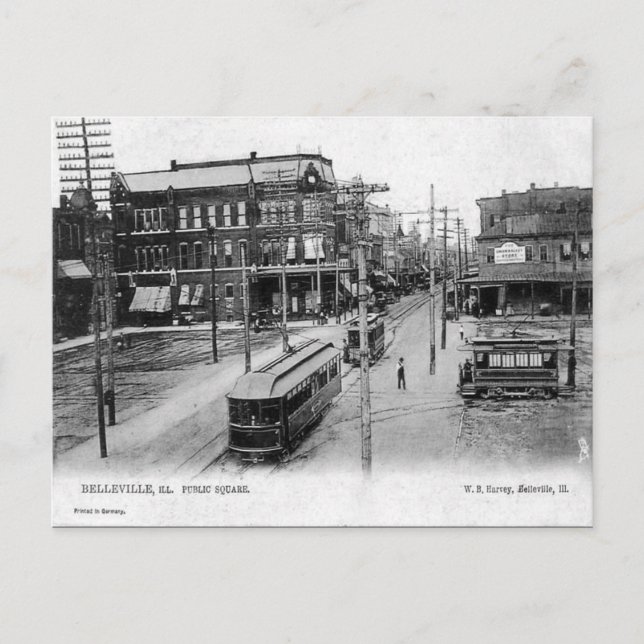 Old Postcard - Belleville, Illinois, USA (Front)