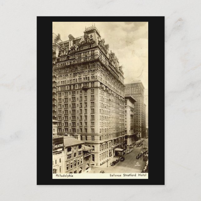 Old Postcard - Bellevue Stratford Hotel, Philadelp (Front)