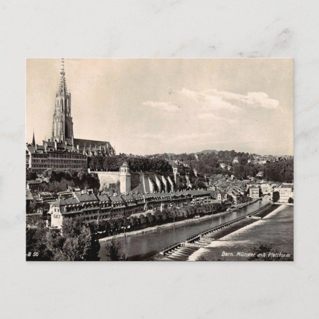 Old Postcard - Bern, Switzerland (Front)