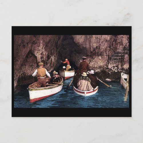 Old Postcard _ Blue Grotto Capri Italy