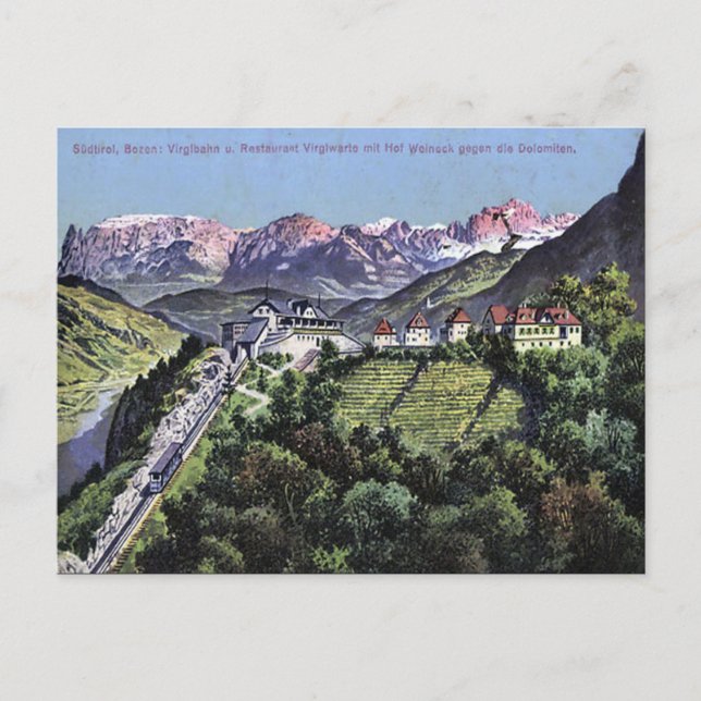 Old Postcard - Bolzano, Italy (Front)