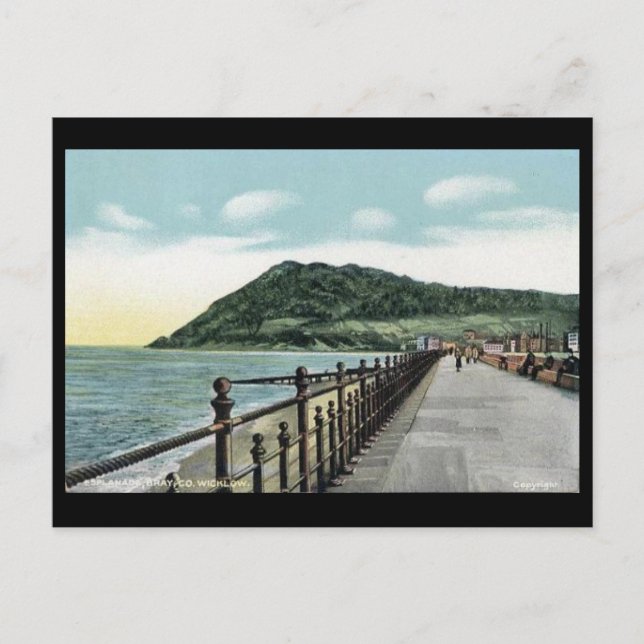 Old Postcard - Bray, Co Wicklow, Ireland (Front)