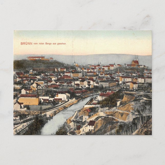 Old Postcard - Brno, Czech Republic (Front)