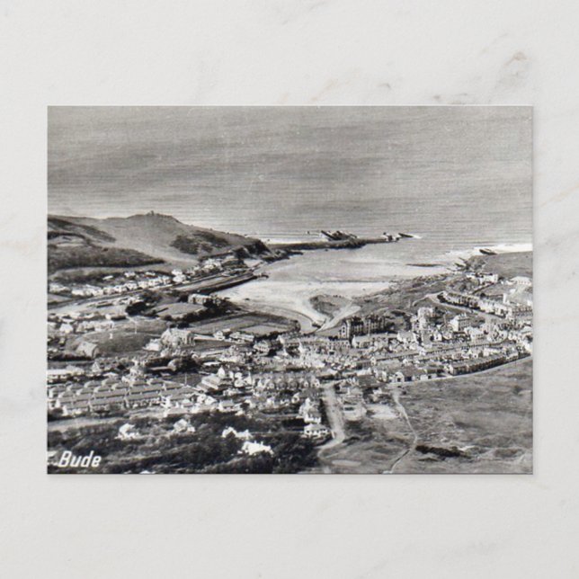 Old Postcard - Bude, Cornwall (Front)