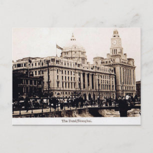 Old Postcard - Bund, Shanghai, China