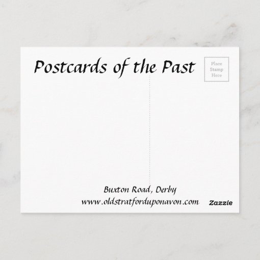 Old Postcard Buxton Road, Derby Zazzle