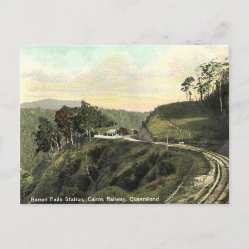 Old Postcard _ Cairns Railway Queensland