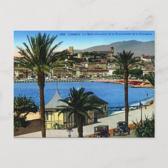 Old Postcard - Cannes (Front)