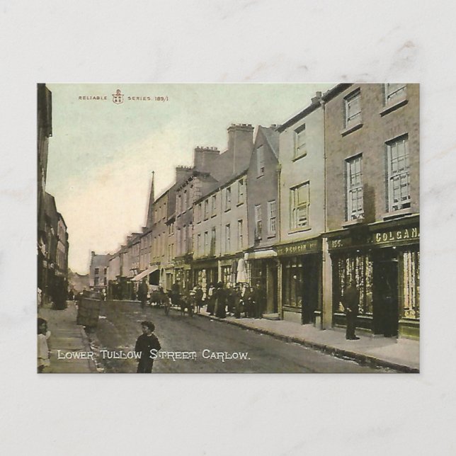 Old Postcard - Carlow, Ireland (Front)