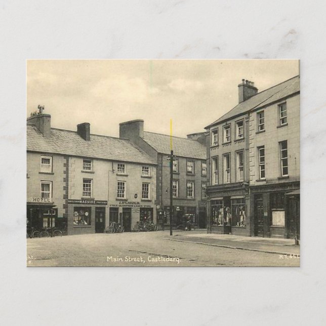 Old Postcard - Castlederg, Co Tyrone (Front)