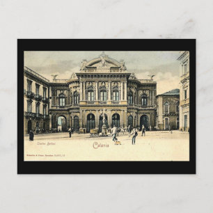 Old Postcard, Catania, Sicily Postcard