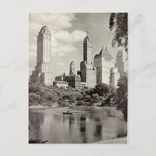 Old Postcard _ Central Park New York City