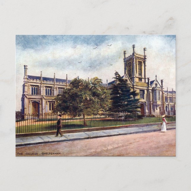 Old Postcard - Cheltenham, Gloucestershire (Front)
