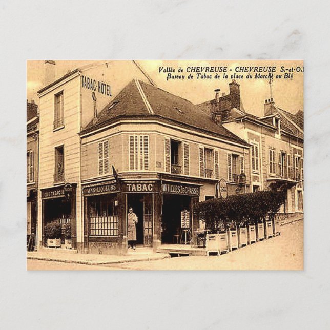 Old Postcard - Chevreuse, Yvelines, France (Front)