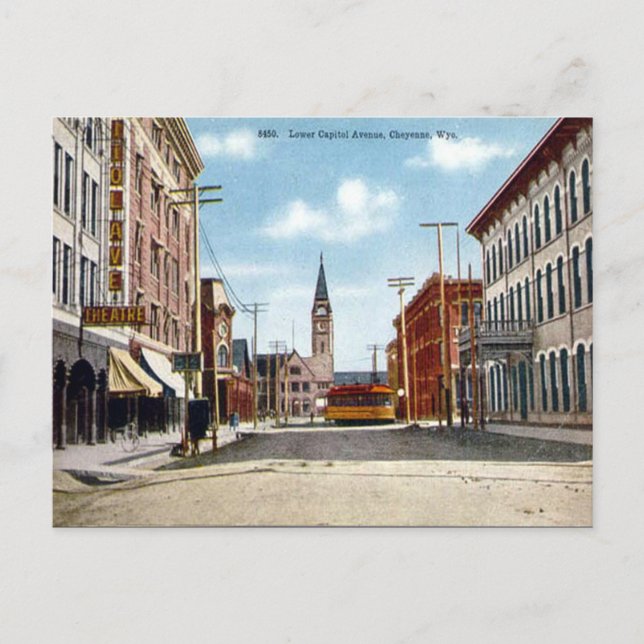 Old Postcard - Cheyenne, Wyoming (Front)