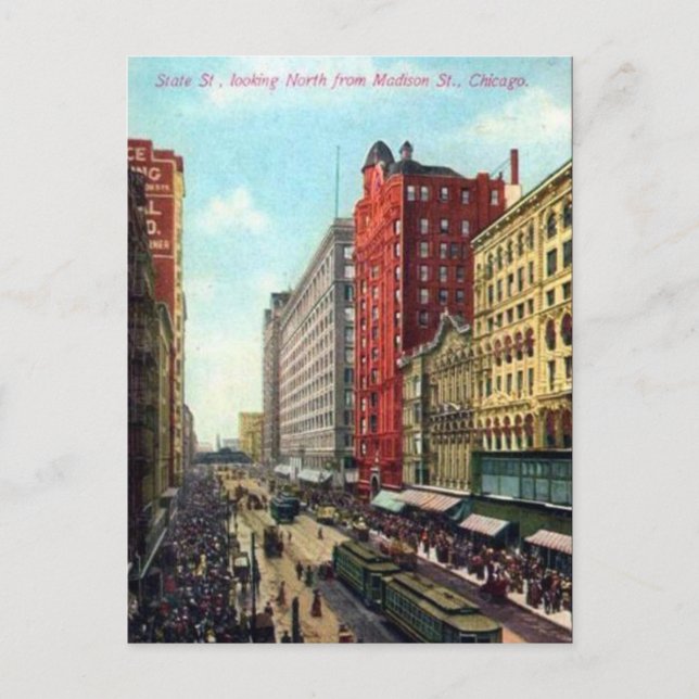 Old Postcard - Chicago, Illinois (Front)