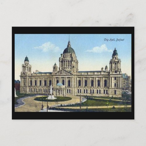 Old Postcard _ City Hall Belfast