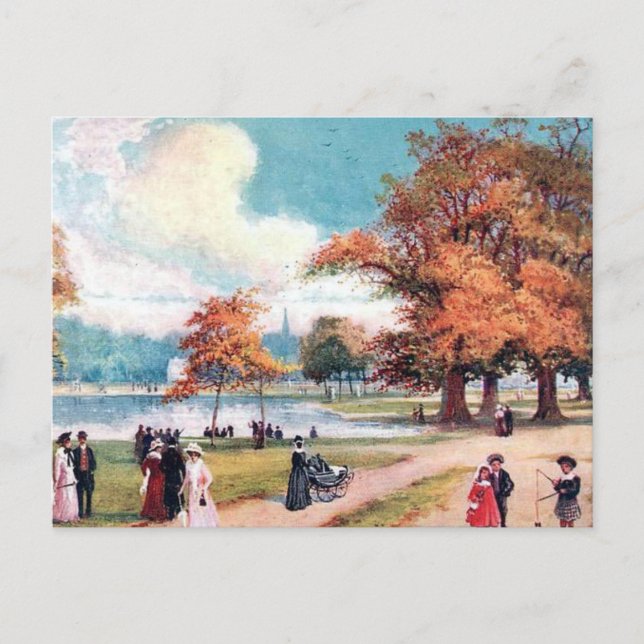 Old Postcard - Clapham Common, London (Front)