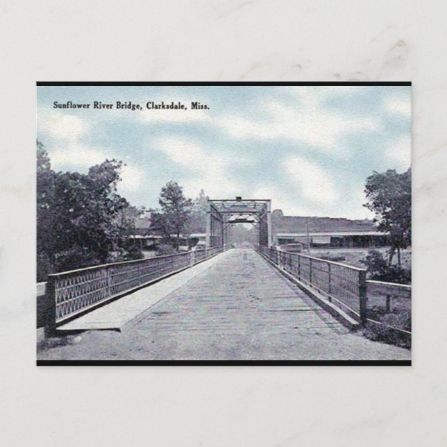 Old Postcard - Clarksdale, Mississippi (Front)