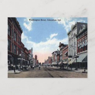 Old Postcard - Columbus, Indiana, USA