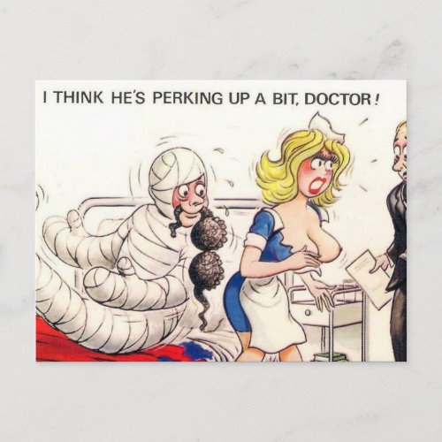 Old Postcard _ Comic Medical