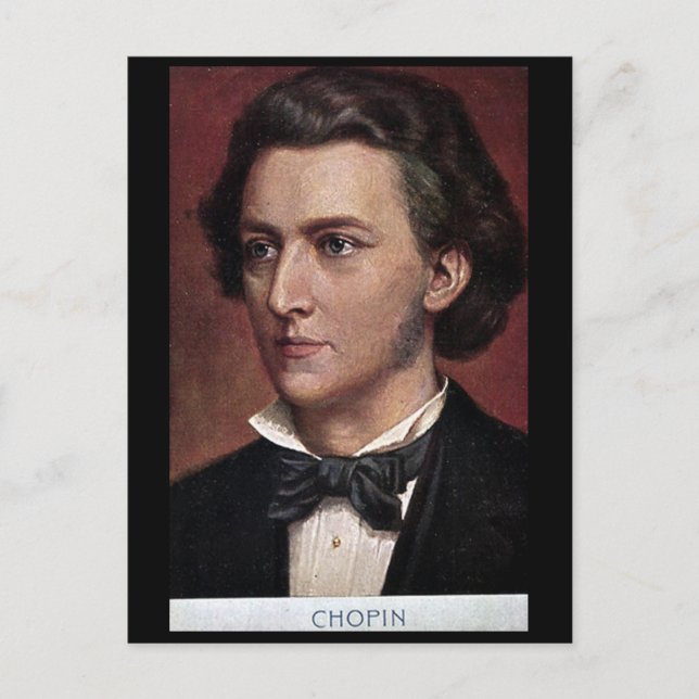 Old Postcard - Composers - Chopin (Front)