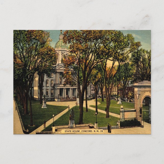 Old Postcard - Concord, New Hampshire (Front)