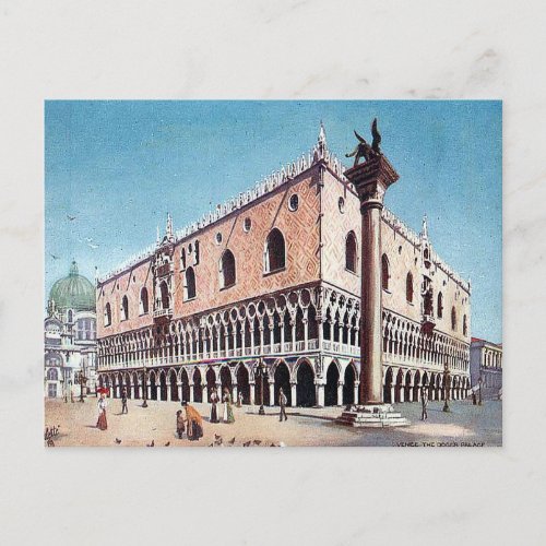 Old Postcard _ Doges Palace Venice